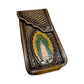 Leather Phone Belt Holster Handmade in Mexico Cowboy Jesus Virgin Mary