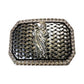 Cowboy Belt Buckles For Men Basketweave Studded Barbwire High End Concho