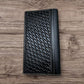 Western Stakes Leather Bi Fold Long Wallet Cowboy Praying at Cross Concho Tooled Floral Embossed