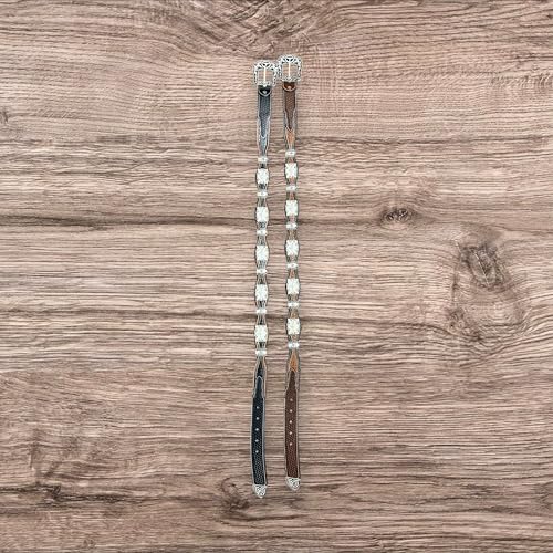 Western Stakes Leather Western Belts For Men Longhorn Diamond Concho High End Tooled Rodeo Mens Belt Hand Crafted Quality