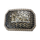 Cowboy Belt Buckles For Men Basketweave Studded Barbwire High End Concho