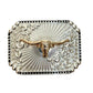 Western Stakes Cowboy Silver Belt Buckles For Men Floral Sun Rose Gold Concho High End Custom Big Hand Crafted Buckles