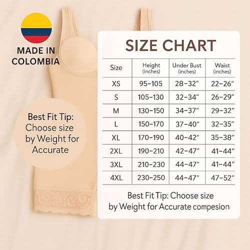 Western Stakes My Peach Colombian Faja – Compression Body Shaper, Butt Lift & Waist Control