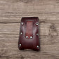 Western Stakes Western Leather Phone Belt Holster XXL Cowboy Praying at Cross Concho