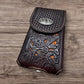 Western Stakes Western Leather Phone Belt Holster XXL