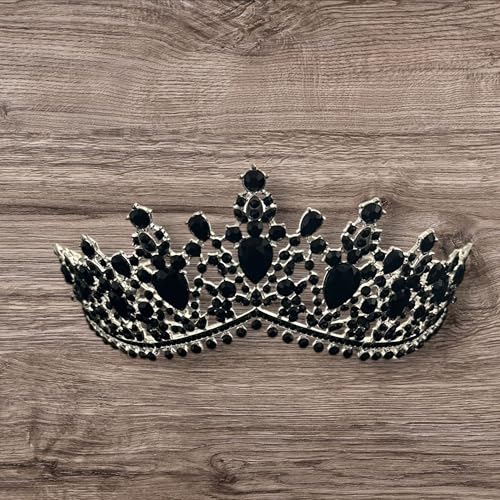 Western Stakes Princess Tiara Crown Crystal Rhinestone for Wedding, Quinceañera & Pageant