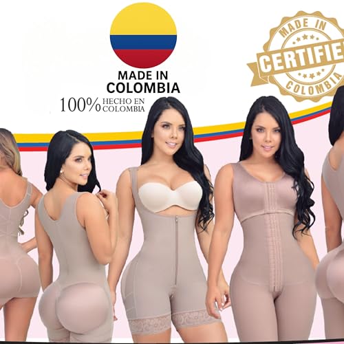 Western Stakes Columbian Faja Slim Shorts for Women – High Compression Shapewear with Waist & Thigh Control – Comfortable Fit (Black, XS (95-105lbs))