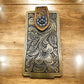 Leather Phone Belt Holster Pouch Embossed Tooled Floral Lonestar Concho