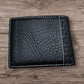 Western Stakes Leather Bi Fold Mens Wallet Tapestry Diamond Arrow Design Hand Crafted High End Wallets Leather Gifts For Men