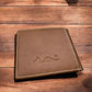 Leather Wallet Cross Concho Cowboy Soft Leather