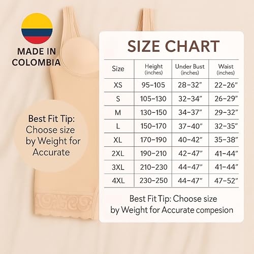Western Stakes Envy Me ZP Colombian Faja for Women – High Compression Powernet Shapewear