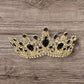 Western Stakes Princess Tiara Crown Crystal Rhinestone for Wedding, Quinceañera & Pageant