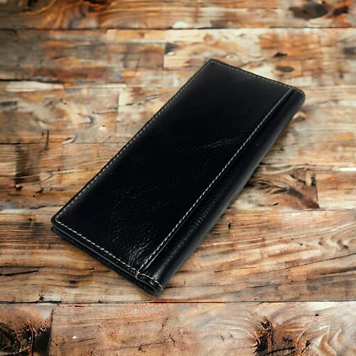 Western Stakes Mens Leather Wallet Basketweave Cowboy Horse Concho Cowhair High End Wallets