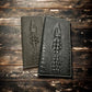 Leather Long Wallet Alligator Head Design Leather Wallet