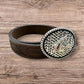 Leather Western Belts For Men Cowboy Tooled Embossed