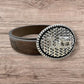 Leather Western Belts For Men Cowboy Tooled Embossed