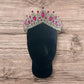 Western Stakes Princess Tiara Crown Crystal Rhinestone for Wedding, Quinceañera & Pageant