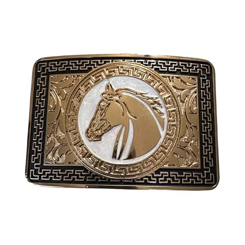 Custom Cowboy Belt Buckles For Men Pressed Plate High End Big Belt Buckles Hand Crafted