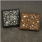 Western Stakes Cowboy Praying Bi-Fold Leather Wallet with Embroidered Cowboy & Cross Design