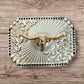 Western Stakes Cowboy Silver Belt Buckles For Men Floral Sun Rose Gold Concho High End Custom Big Hand Crafted Buckles