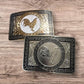 Custom Cowboy Belt Buckles For Men Pressed Plate High End Big Belt Buckles Hand Crafted