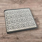 Western Rodeo Leather Bi-Fold Cowboy Wallet with Silver Threaded Diamond Geometric Design