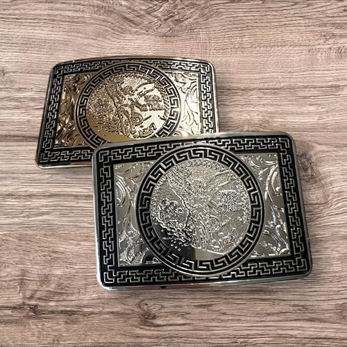 Custom Cowboy Belt Buckles For Men Pressed Plate High End Big Belt Buckles Hand Crafted