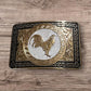 Custom Cowboy Belt Buckles For Men Pressed Plate High End Big Belt Buckles Hand Crafted