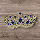 Western Stakes Princess Tiara Crown Crystal Rhinestone for Wedding, Quinceañera & Pageant
