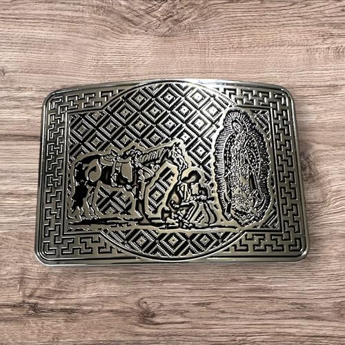 Custom Cowboy Belt Buckles For Men Pressed Plate High End Big Belt Buckles