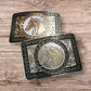 Custom Cowboy Belt Buckles For Men Pressed Plate High End Big Belt Buckles Hand Crafted