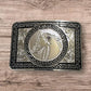 Custom Cowboy Belt Buckles For Men Pressed Plate High End Big Belt Buckles Hand Crafted