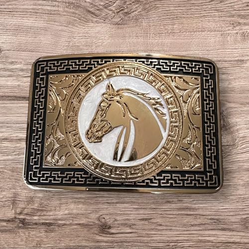 Custom Cowboy Belt Buckles For Men Pressed Plate High End Big Belt Buckles Hand Crafted