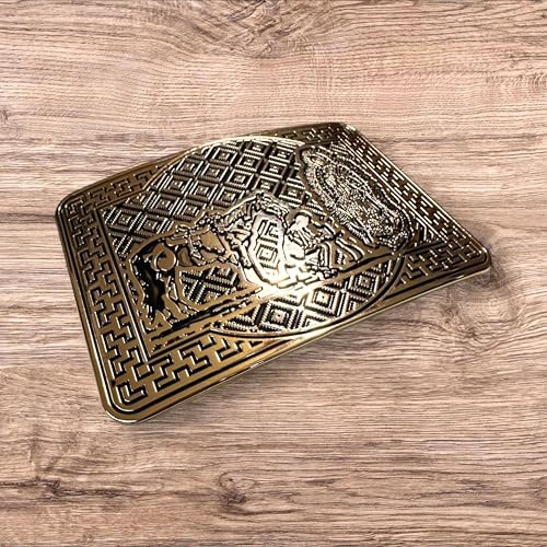 Custom Cowboy Belt Buckles For Men Pressed Plate High End Big Belt Buckles