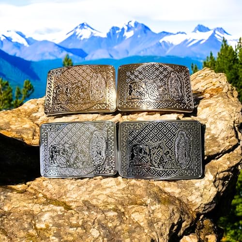 Custom Cowboy Belt Buckles For Men Pressed Plate High End Big Belt Buckles