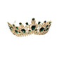 Western Stakes Princess Tiara Crown Crystal Rhinestone for Wedding, Quinceañera & Pageant