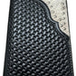 Rooster Horseshoe Long Wallet W Cowhair Basketweave