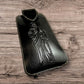 Western Stakes Leather Phone Belt Holster Embossed Saint Jude Apostle