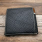 Mens Leather Wallet Cowboy Praying Leather Bi Fold