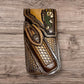 Leather Phone Belt Holster and Knife Holder Cell Phone Case Pouch Handmade in Mexico