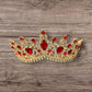 Western Stakes Princess Tiara Crown Crystal Rhinestone for Wedding, Quinceañera & Pageant