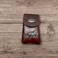 Western Stakes Western Leather Phone Belt Holster Stallion