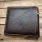 Western Stakes Leather Bi Fold Wallet Cowboy Saint Jude Concho