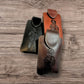 Western Stakes Leather Phone Belt Holster Embossed Saint Jude Apostle