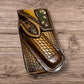 Leather Phone Belt Holster and Knife Holder Cell Phone Case Pouch Handmade in Mexico