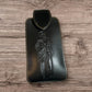 Western Stakes Leather Phone Belt Holster Embossed Saint Jude Apostle