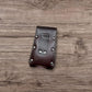 Western Stakes Western Leather Phone Belt Holster Basket Weave Lonestar Sherif Concho