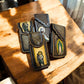 Leather Phone Belt Holster Handmade in Mexico Cowboy Jesus Virgin Mary